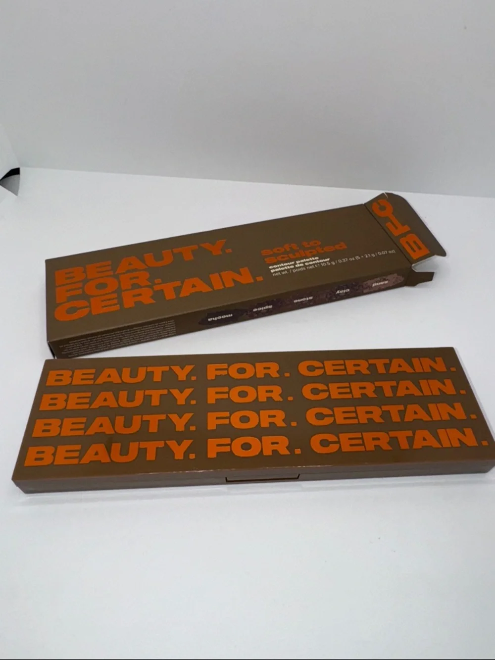 BFC Beauty For Certain Contour Palette Soft To Sculpted NEW In Box